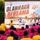 Semarak HUT Bhayangkara Ke-80, Polrestabes Semarang Gelar Olahraga Bersama dan Pasar Rakyat, Ribuan Warga Padati Simpang Lima