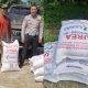 Dukung Ketahanan Pangan, Satlantas Polres Kuningan Salurkan Bantuan Pupuk kepada Petani Desa Cibulan