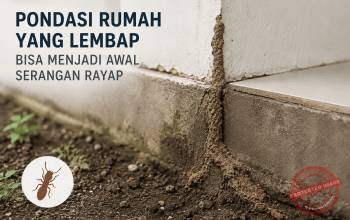 Pondasi Rumah yang Lembap Bisa Menjadi Awal Serangan Rayap
