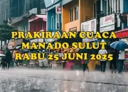 BMKG Manado Prakiraan Cuaca Hari Ini: 13 Juni 2026, Hujan Lebat di Beberapa Wilayah