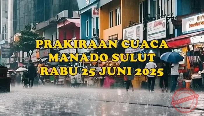 BMKG Manado Prakiraan Cuaca Hari Ini: 13 Juni 2026, Hujan Lebat di Beberapa Wilayah