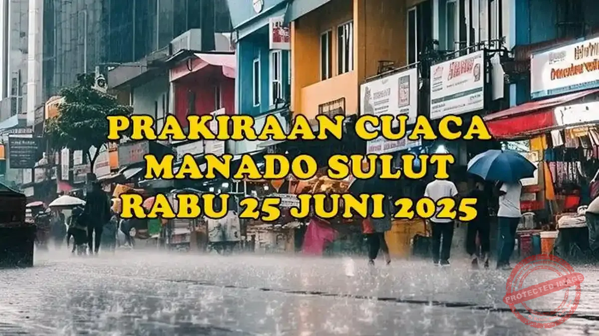 BMKG Manado Prakiraan Cuaca Hari Ini: 13 Juni 2026, Hujan Lebat di Beberapa Wilayah