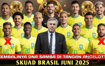 Brasil Siap Tampil di Piala Dunia 2026 Tanpa Status Favorit, 5 Gelar Juara Sebelumnya