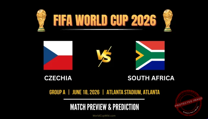 Czechia vs South Africa: Pertarungan Sengit di Piala Dunia 2026