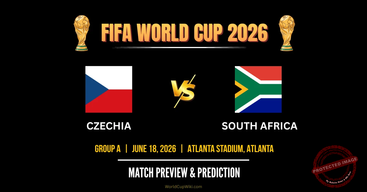 Czechia vs South Africa: Pertarungan Sengit di Piala Dunia 2026