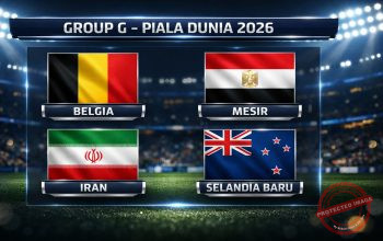 Hasil Piala Dunia 2026: Iran vs Selandia Baru Berakhir Imbang 2-2