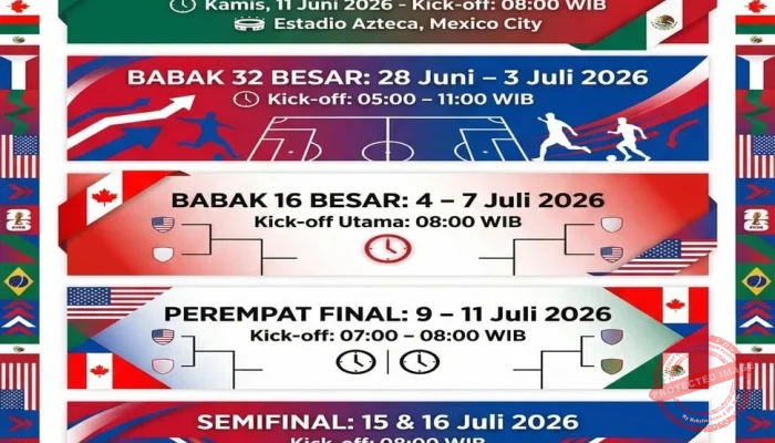 Jadwal Piala Dunia 2026: 4 Laga Seru pada Minggu 14 Juni 2026 termasuk Brasil vs Maroko