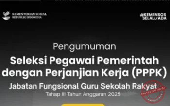 Kemensos Buka Rekrutmen 8.180 Formasi PPPK Guru dan Tenaga Kependidikan Sekolah Rakyat 2026