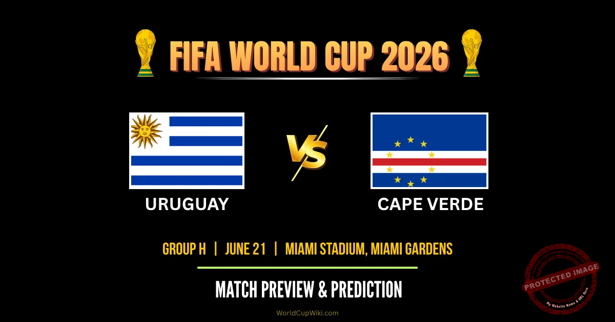 Luis Suarez Hadir di Uruguay vs Cape Verde FIFA World Cup 2026: Apa Yang Terjadi?