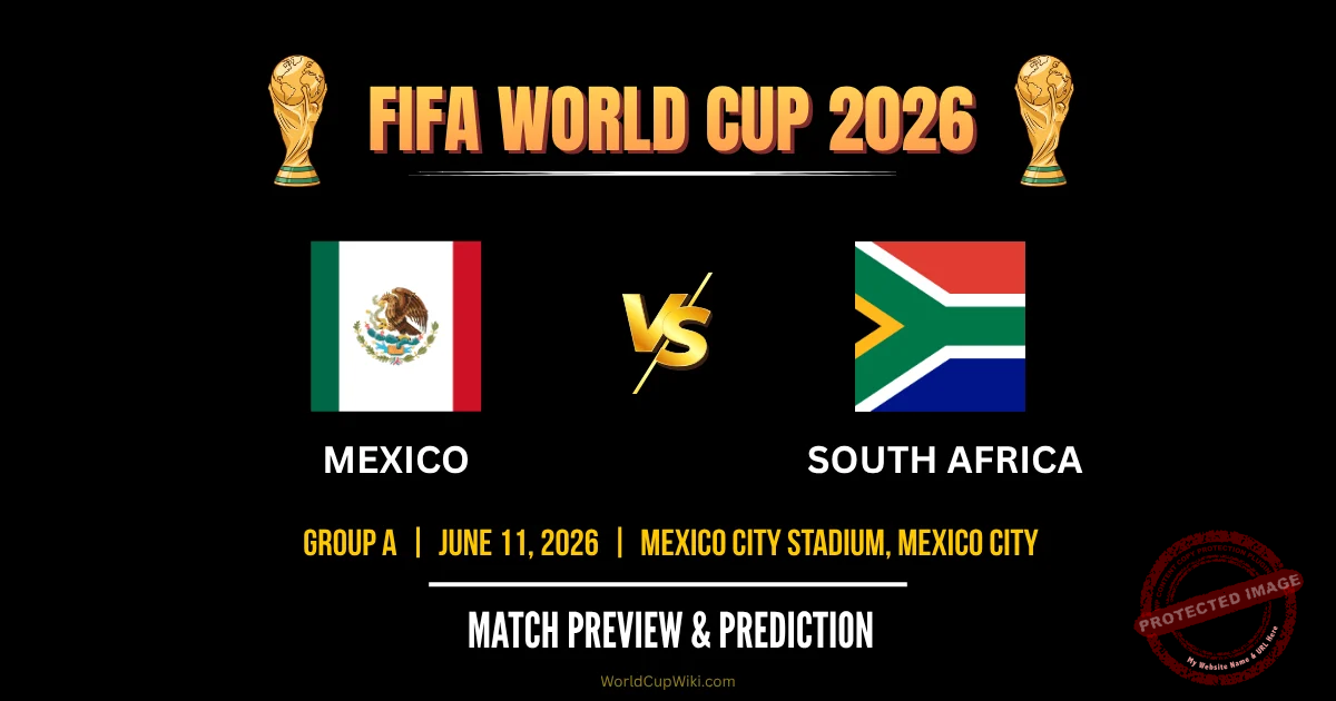 Mexico vs South Africa: 5 Fakta Menarik di Balik Pertandingan Piala Dunia 2026