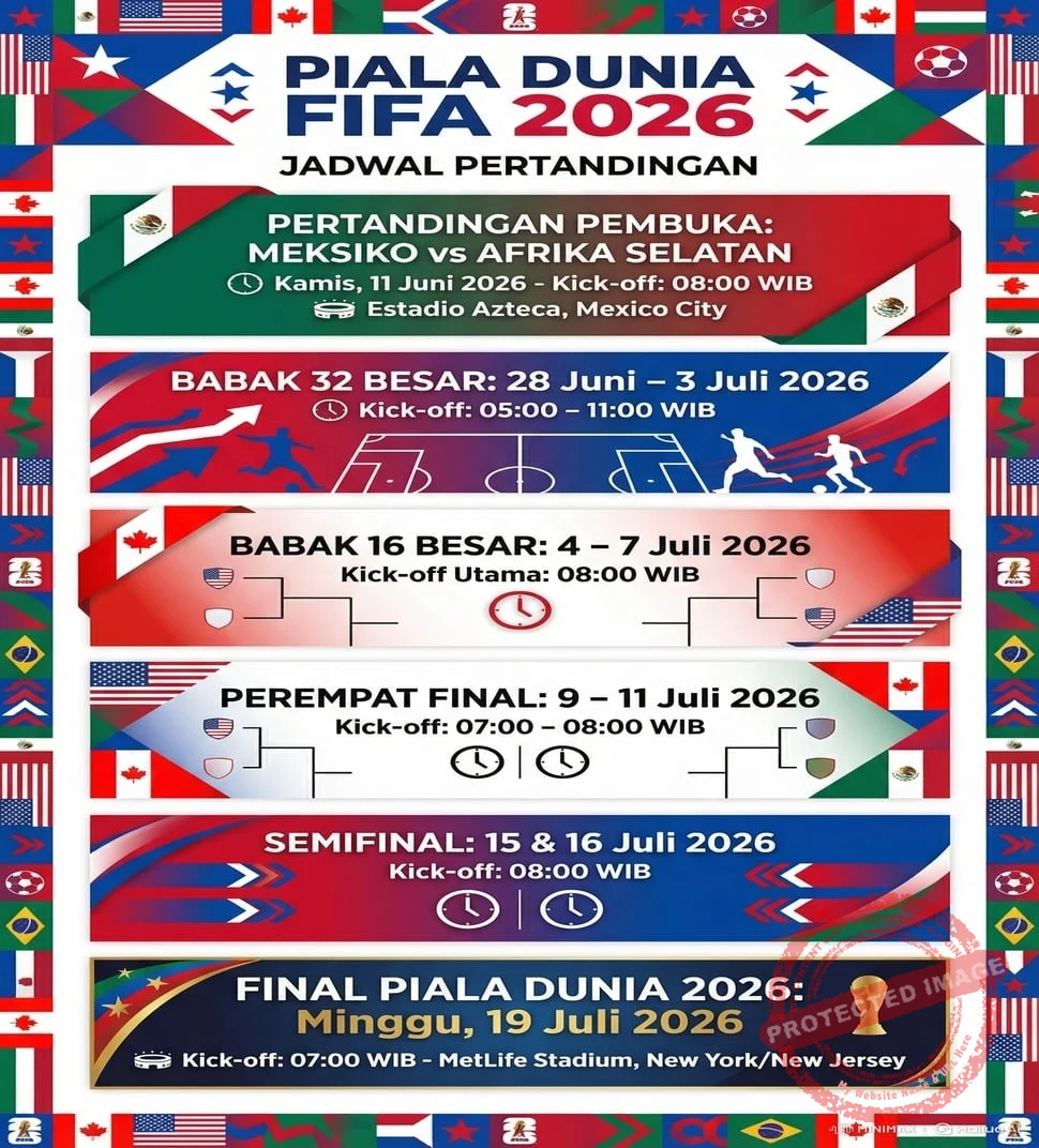 Piala Dunia 2026: Jadwal Lengkap dan Informasi Pentingnya