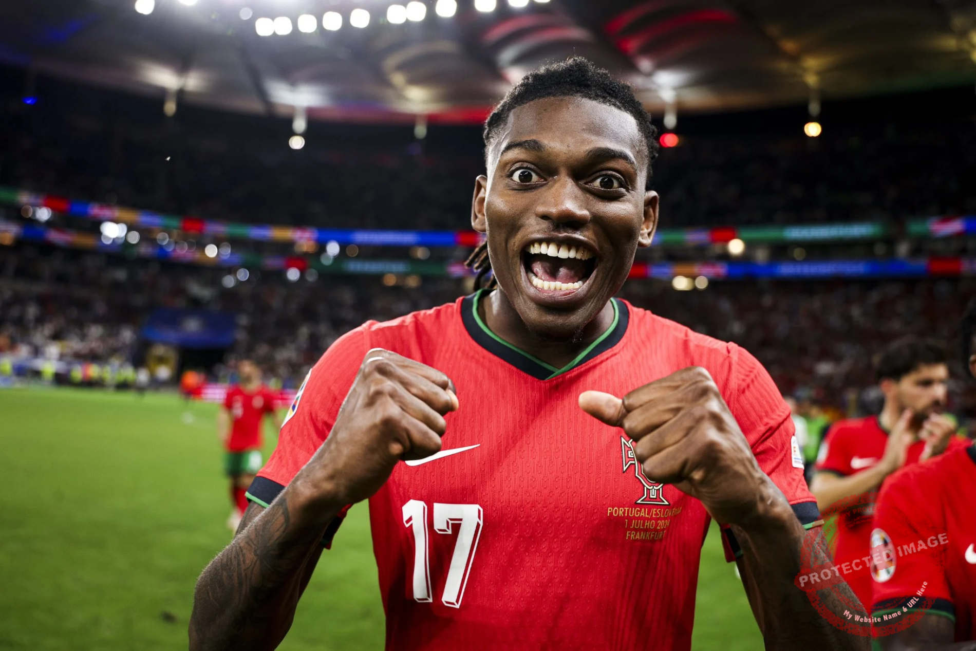 Rafael Leão Dikartu Merah, Portugal Menang 2-1 Atas Chile di Laga Uji Coba