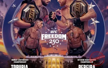 UFC Freedom 250: Live Sport di White House dengan Ilia Topuria vs Justin Gaethje