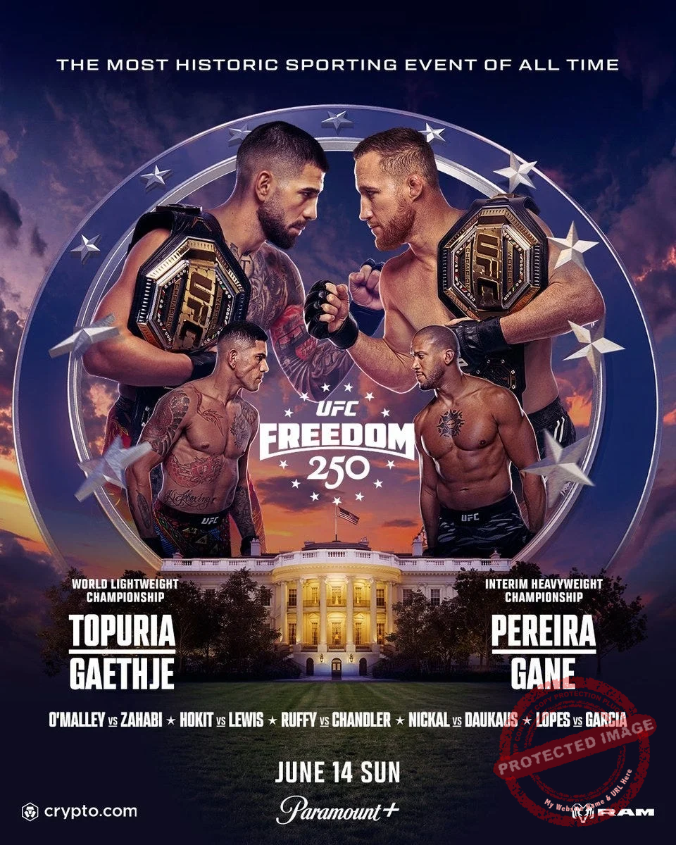 UFC Freedom 250: Live Sport di White House dengan Ilia Topuria vs Justin Gaethje