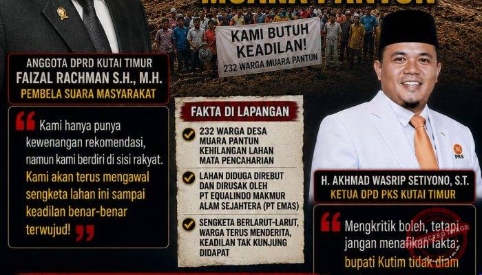 Beda Jauh Fakta & Pernyataan, GMOCT Soroti Ketua PKS Kutim: Jangan Abaikan Jeritan 232 Warga Muara Pantun