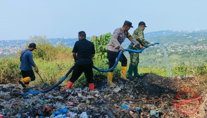 Kejadian kebakaran lahan TPA Jatibarang atas di Jln. Untung Suropati TPA Jatibarang atas Kelurahan Kedungpani Kecamatan Mijen Kota Semarang