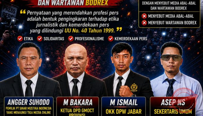 Pernyataan Warsito di Media Sosial Tuai Sorotan, GMOCT Tegaskan Pentingnya Etika Pers dan Penghormatan terhadap Kemerdekaan Pers