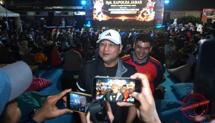 Kapolda Jabar Hadiri Nonton Bareng Final Piala Dunia FIFA 2026, Pererat Kebersamaan di Hari Bhayangkara ke-80