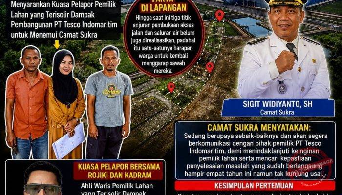 Pasca Viral!!!: Ombudsman Jabar Sarankan Kuasa Pelapor dan Ahli Waris Temui Camat Sukra Demi Akses Lahan yang Terisolir Selama Hampir 4 Tahun