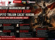 Institut Marhaenisme 27 Sebut Program KDMP Rp212 Triliun Cacat Hukum, Desak KPK dan Kejagung Usut