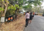 Polisi Sigap Evakuasi Mobil Pikap Masuk Jurang di Sidoharjo, Pengemudi Selamat