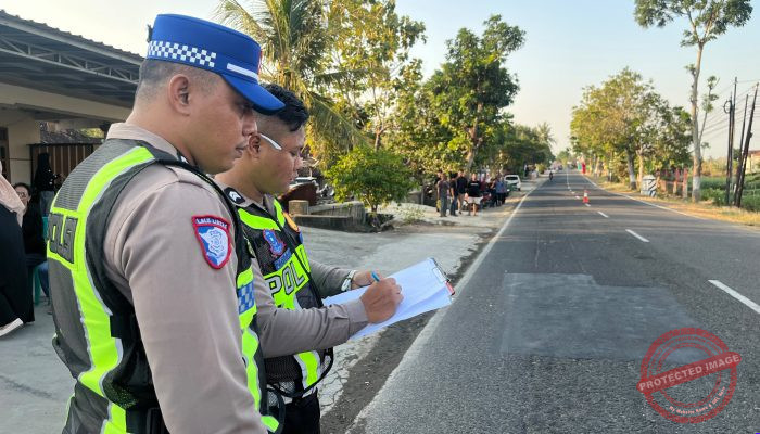 Jaga Jarak Aman, Tabrakan Depan-Belakang Dua Sepeda Motor di Pracimantoro Sebabkan Dua Pengendara Terluka