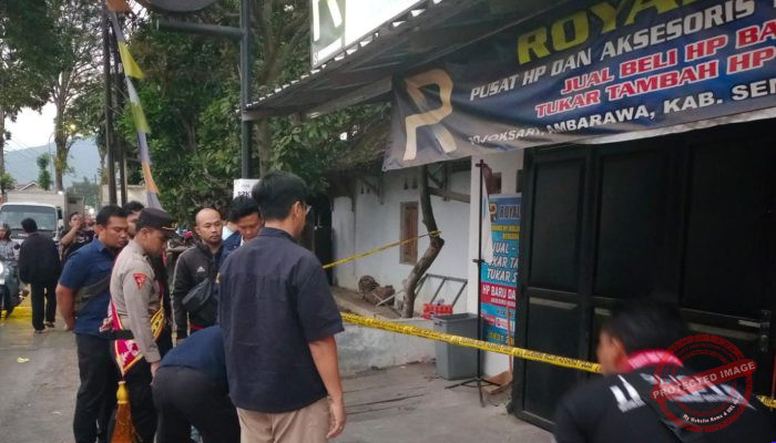 Polisi Selidiki Kasus Dugaan Pencurian dengan Kekerasan di Counter HP Royal Phone Ambarawa.
