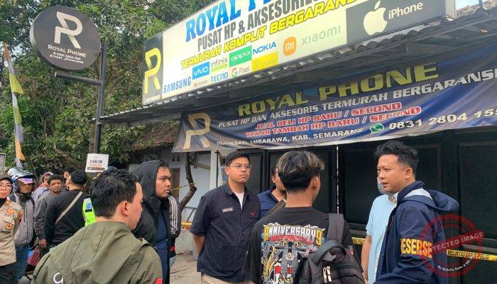 Gerak cepat, Polisi amankan Dua Terduga Pelaku Kasus Perampokan Counter HP Royal Phone di Ambarawa.