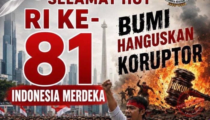 HUT RI Ke-81, Semangat Antikorupsi Terus Digalakkan, Aktivis KPKB Lanjut Pantau di Tingkat Nasional