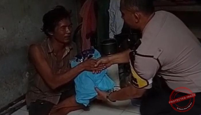 Polri Hadir di Tengah Kesulitan Warga, Bhabinkamtibmas Aiptu Suyatno Sambangi Lansia Sakit Menahun
