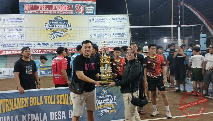 Grand Final Voli Piala Kades Guli Meriah, Polsek Nogosari Kawal Pengamanan
