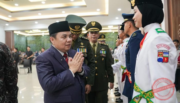 Adityawarman Adil Hadiri Pengukuhan 54 Paskibraka Kota Bogor