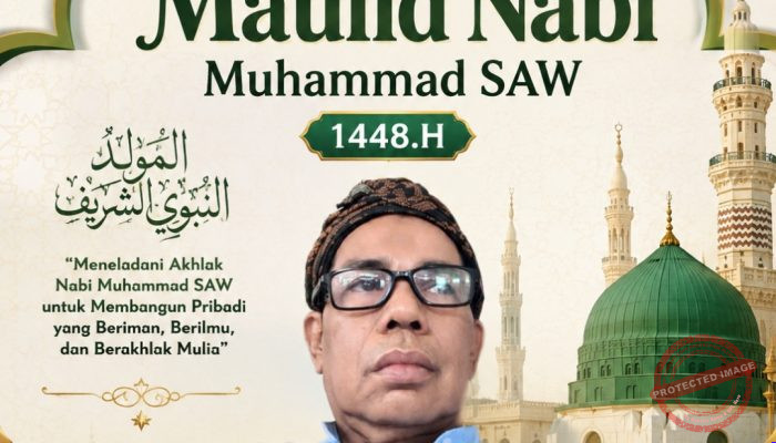 Adv. Zainal Effendi. SH.,MH : Selamat Memperingati Maulid Nabi Muhammad SAW 1448.H
