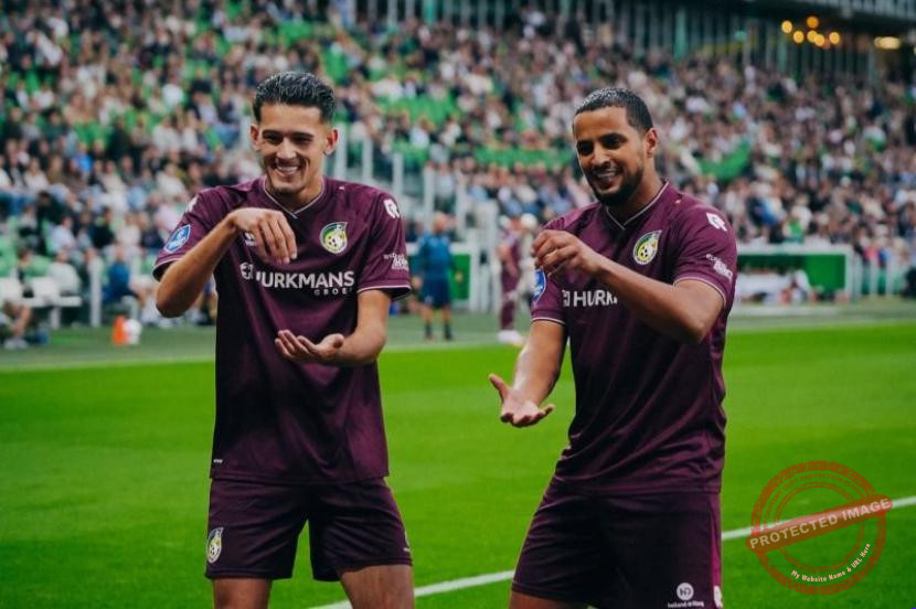 Justin Hubner bek Indonesia dalam laga Fortuna Sittard vs Groningen yang berakhir 3-2