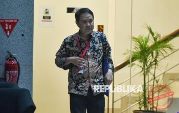 Eks Dirjen Penyelenggaraan Haji dan Umrah Hilman Latief dalam sidang di Pengadilan Tipikor Jakarta Pusat.