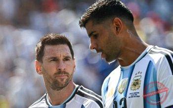 Bek Cristian Romero menjadi kapten baru timnas Argentina menggantikan Lionel Messi.