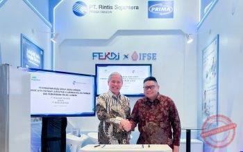 Penandatanganan nota kesepahaman Jaringan PRIMA dengan 8 mitra strategis dalam acara FEKDI dan IFSE di Jakarta.
