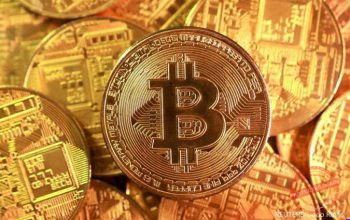 Grafik pergerakan harga Bitcoin yang menguat menembus level US$ 87.000.
