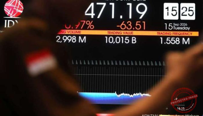 IHSG Turun 6 Hari Berturut-turut, Cek Saham Net Sell Asing