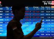 Layar pergerakan Indeks Harga Saham Gabungan (IHSG) di Bursa Efek Indonesia