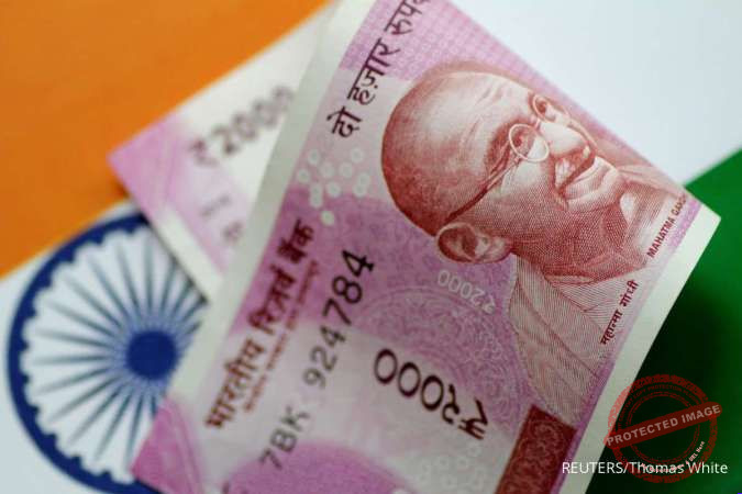 mata uang Asia tertekan — Ilustrasi pergerakan nilai tukar rupiah dan mata uang Asia terhadap dolar AS