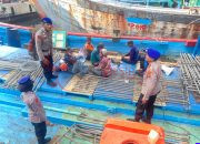 Polisi Pati Perkuat Sabuk Kamtibmas Pesisir di Dermaga Bendar Juwana