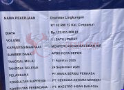 Rp133 Juta untuk Drainase Cimpaeun, Pelaksana dan Konsultan Tak Terlihat di Lokasi