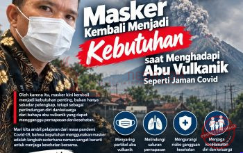 Jangan Biarkan Masker Kembali Menjadi Beban di Tengah Ancaman Abu Vulkanik