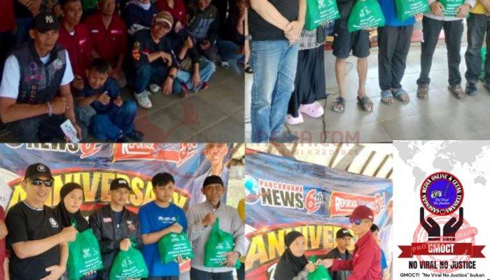 HUT Ke-3 Reportasjabar.com: Pererat Silaturahmi Dan Berbagi Kepedulian, Keluarga Besar Gmoct Berikan ucapan dan dukungan