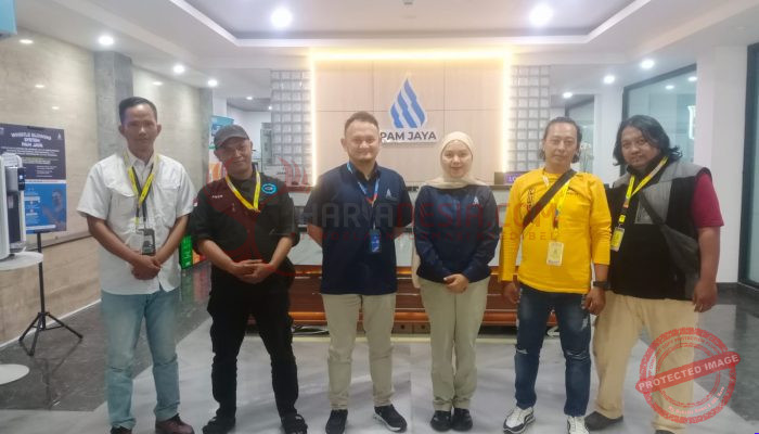 Jalin Sinergitas, Jurnalis dan Aktivis Sambangi Kantor Pusat PAM Jaya