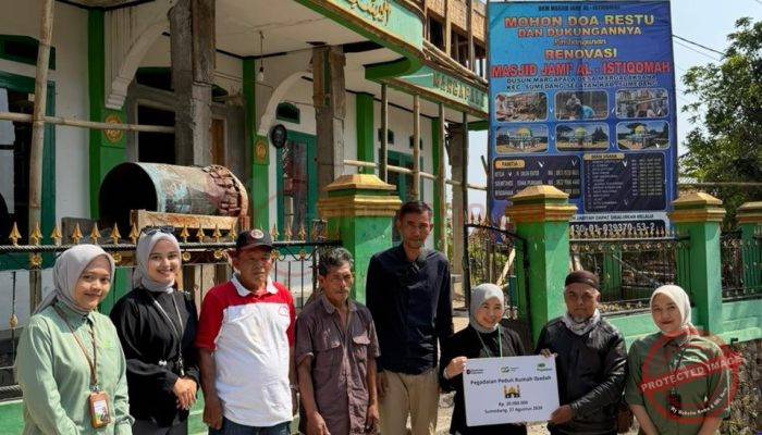 PT Pegadaian (Persero) Kanwil X Jawa Barat Salurkan Bantuan melalui Program Pegadaian Peduli Rumah Ibadah
