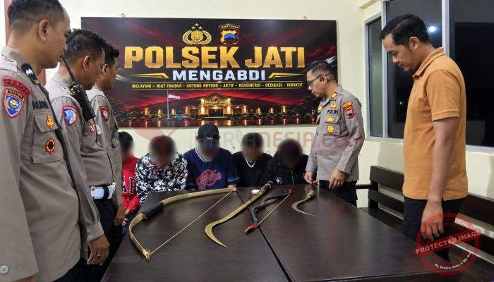 Polisi Telusuri Konten Remaja Bawa Sajam, 5 Orang di Kudus Diamankan
