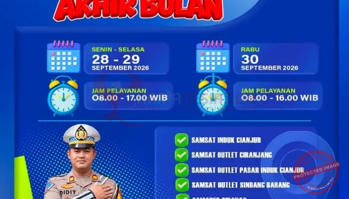 Layanan Samsat Akhir Bulan Hadir di Sejumlah Titik, Masyarakat Diimbau Manfaatkan Pelayanan