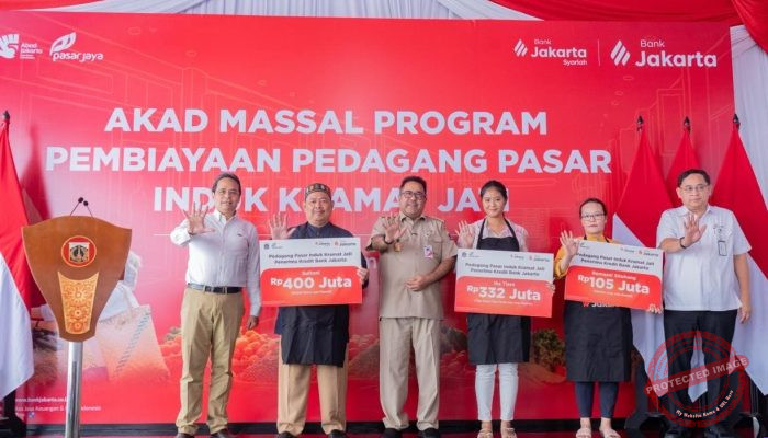 Bank Jakarta Salurkan Rp326 M ke Pedagang Pasar untuk UMKM Naik Kelas